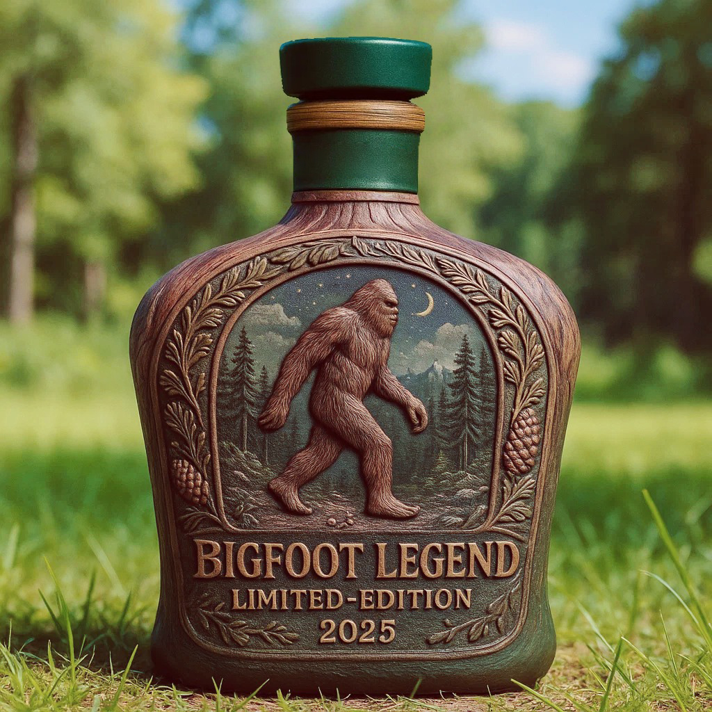 Bigfoot Legend Limited Edition whiskey bottle
