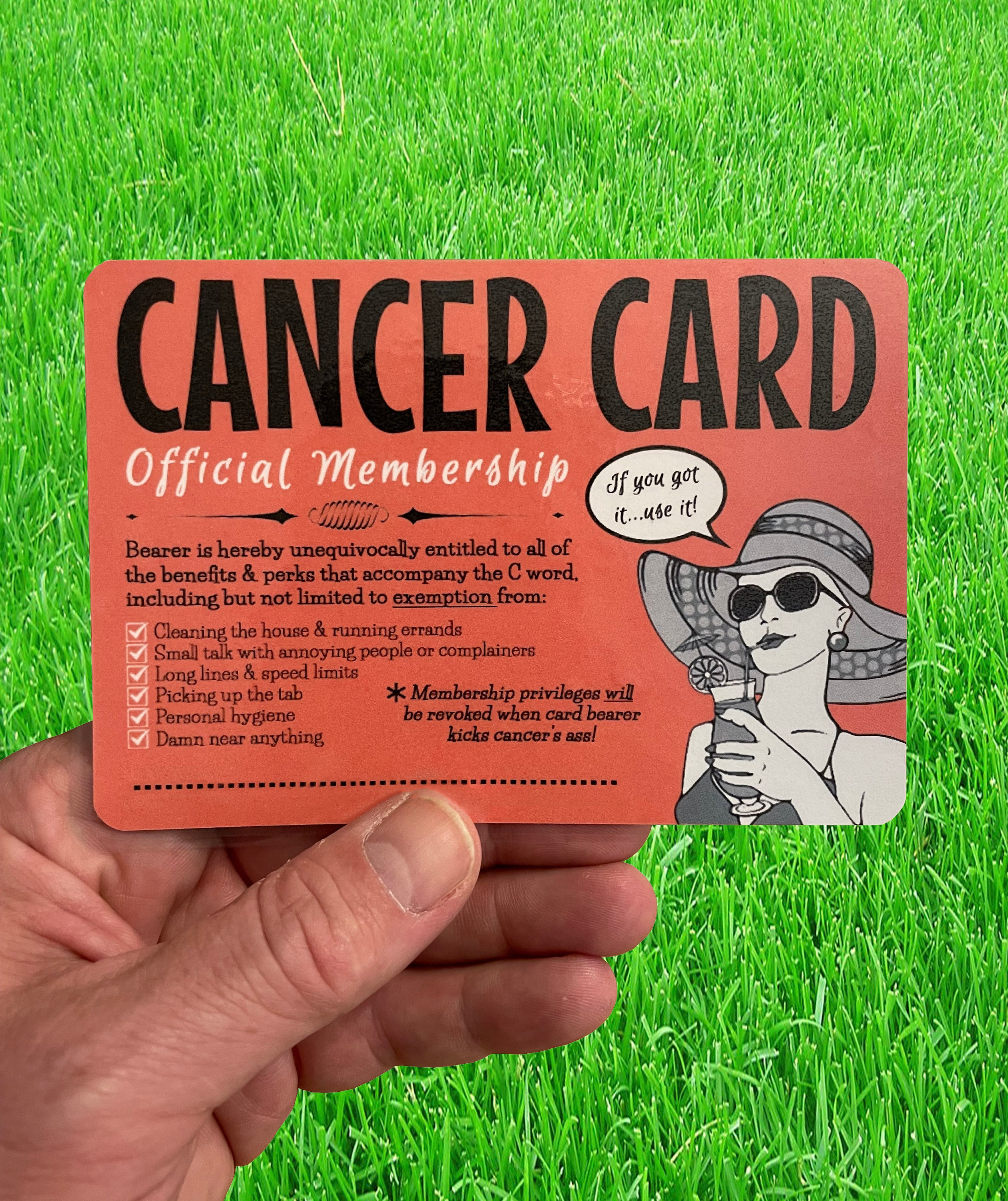 Black Friday 70% Off Sale-❤️Funny Cancer Card🎁