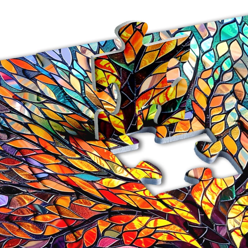 Mosaic tree of life Jigsaw Puzzle 1000 Pieces