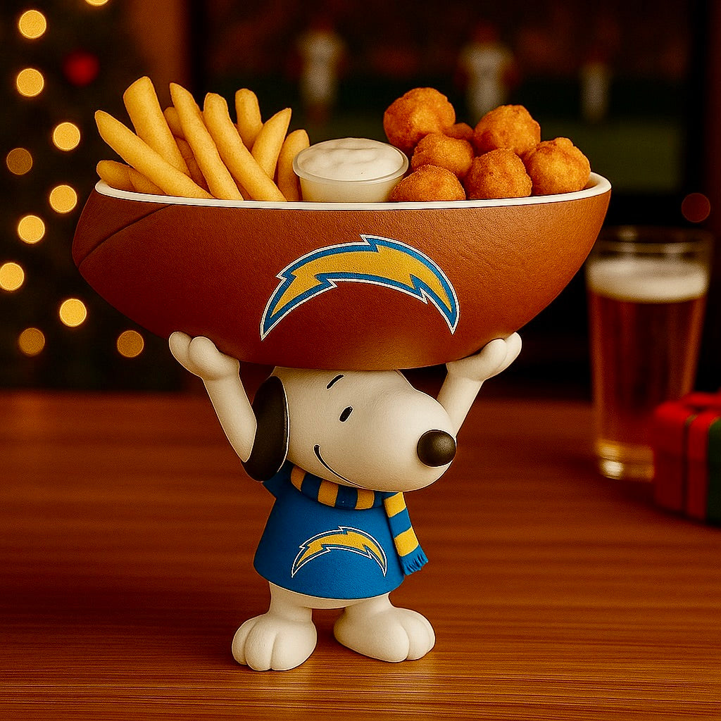 Creative Football Team Snoopy Snack Tray