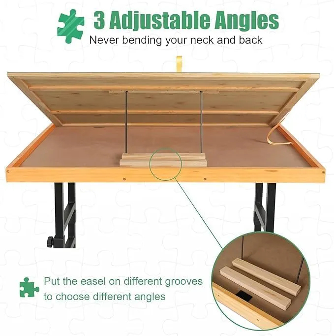 🎅Limited Sale🔥ALL4JIG Jigsaw Puzzle Table with Legs
