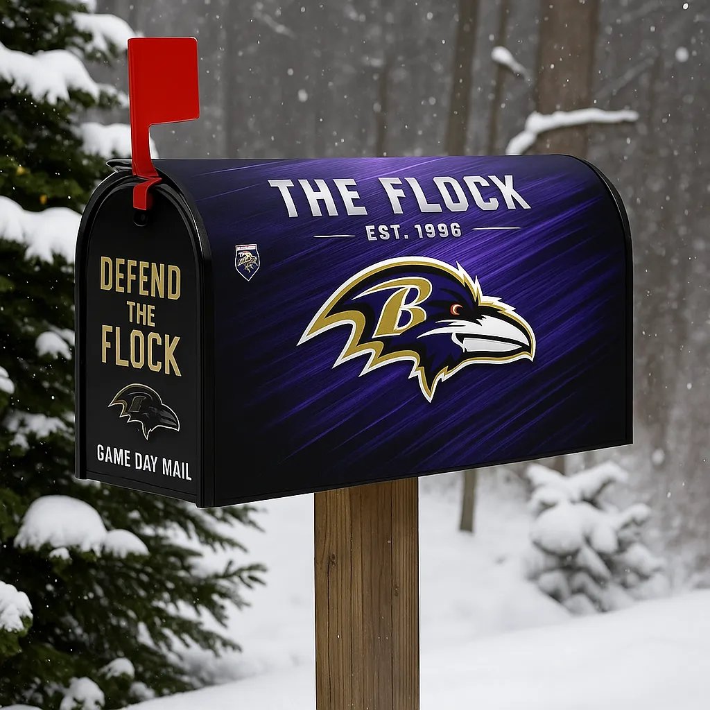 Rugby Outdoor Mailbox Decoration