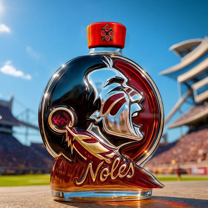 🔥NCAA Team✨Florida State Seminoles Whiskey Bottle