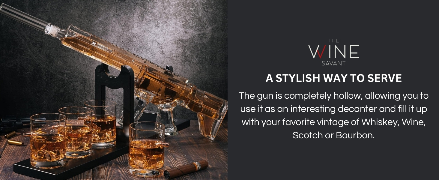 AR-15 Whiskey Decanter Set