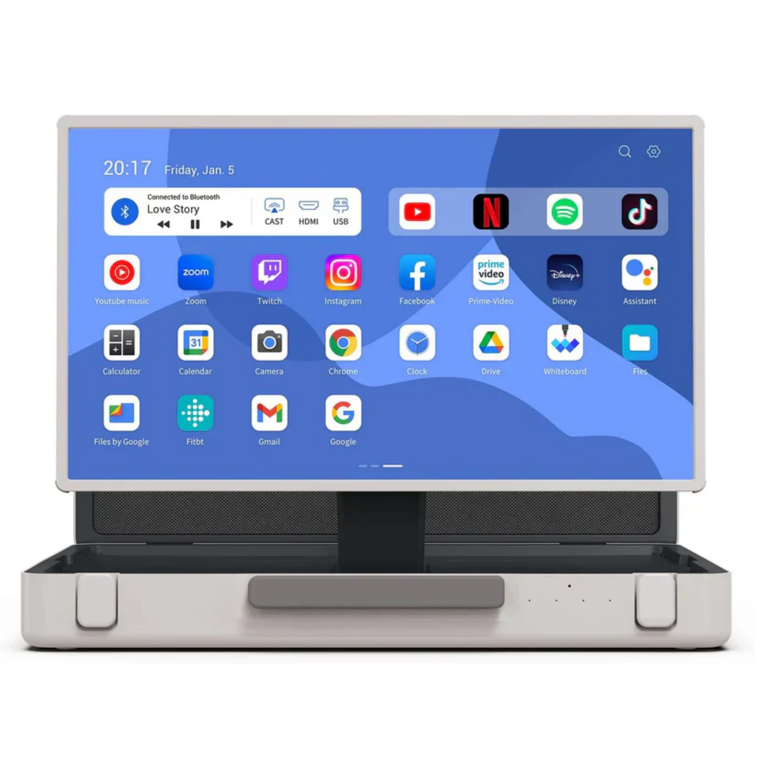 27 Inch Smart Touch Screen Portable TV