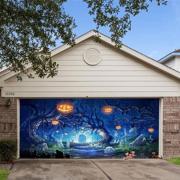 🔥💖Halloween Garage Door Decoration