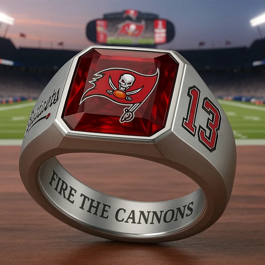 Football Team Crystal Spirit Ring