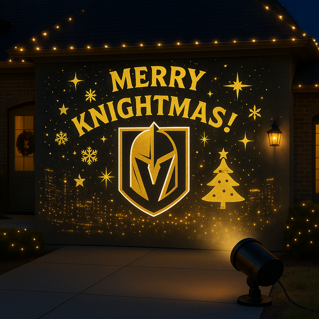 🎄🏒 Ice hockey Christmas Projection Light ✨