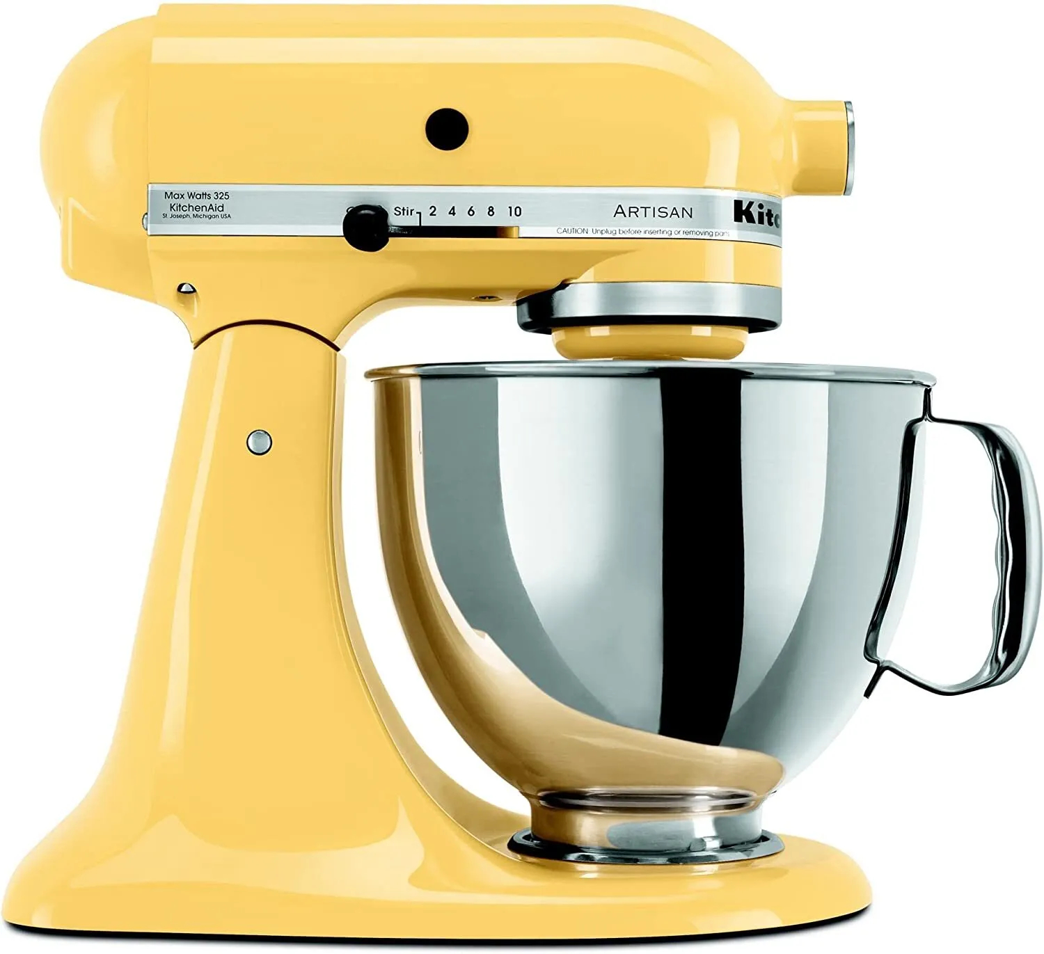 🔥SALE🔥 Tilt-Head Stand Mixer with Pour Fender, 5-Quart Stainless Steel Bowl