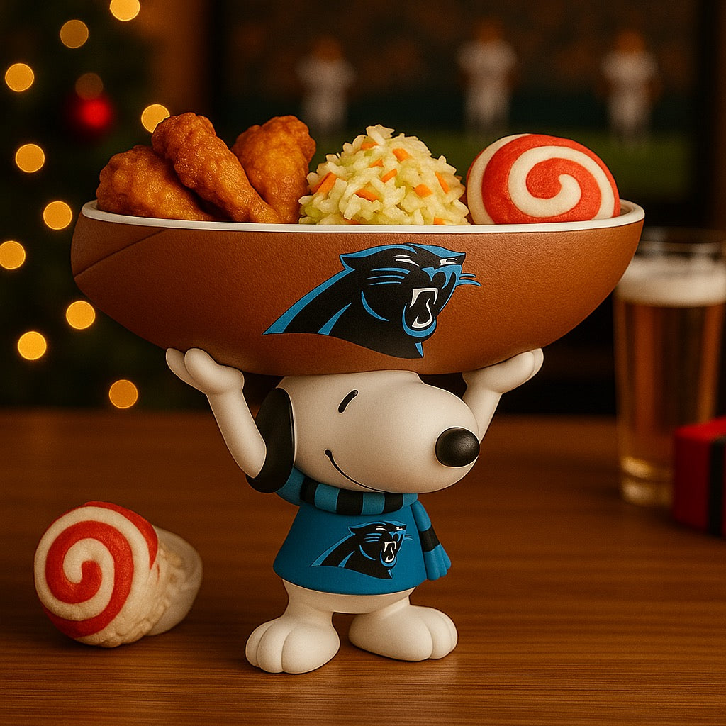 Creative Football Team Snoopy Snack Tray