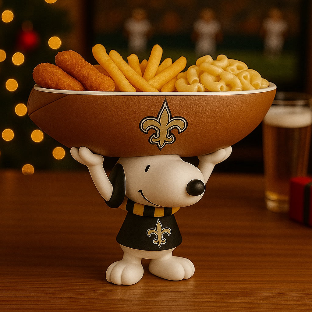 Creative Football Team Snoopy Snack Tray