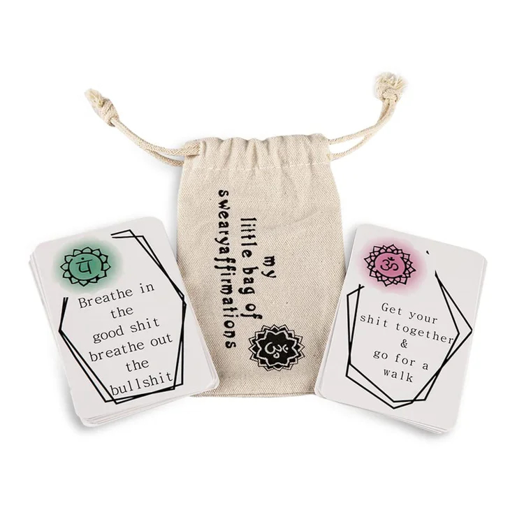 Funny Affirmation Card Gift With Storage Pouch🎁