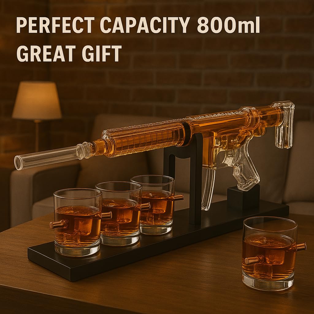 Whiskey Decanter Set - Gun AR Limited Edition