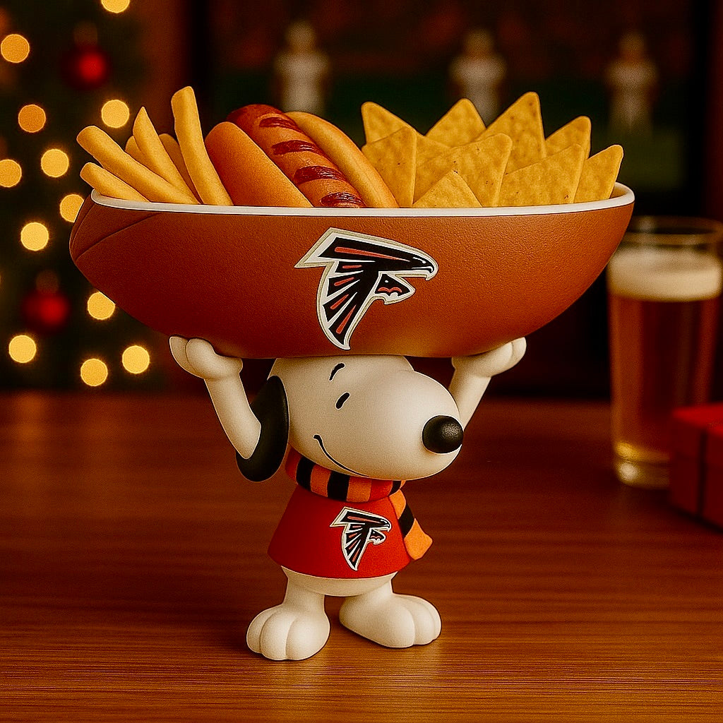 Creative Football Team Snoopy Snack Tray