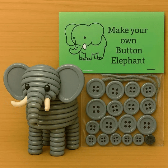 🎁DIY Button Animal Ornaments