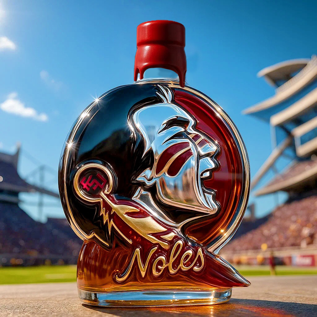 🔥NCAA Team✨Florida State Seminoles Whiskey Bottle