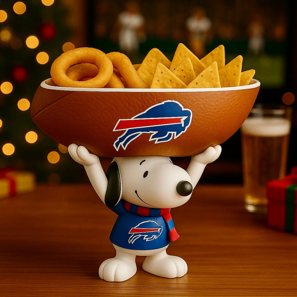 Creative Football Team Snoopy Snack Tray