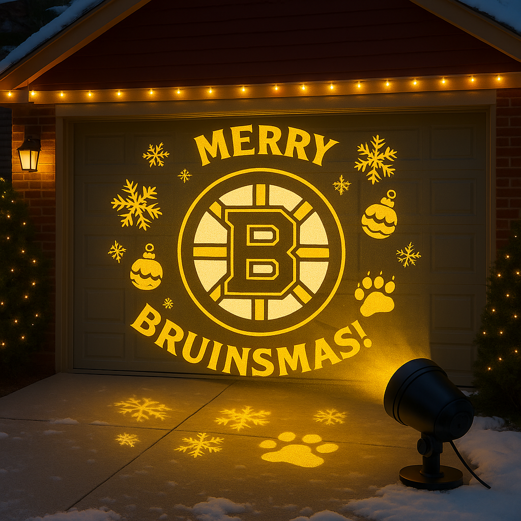 🎄🏒 Ice hockey Christmas Projection Light ✨