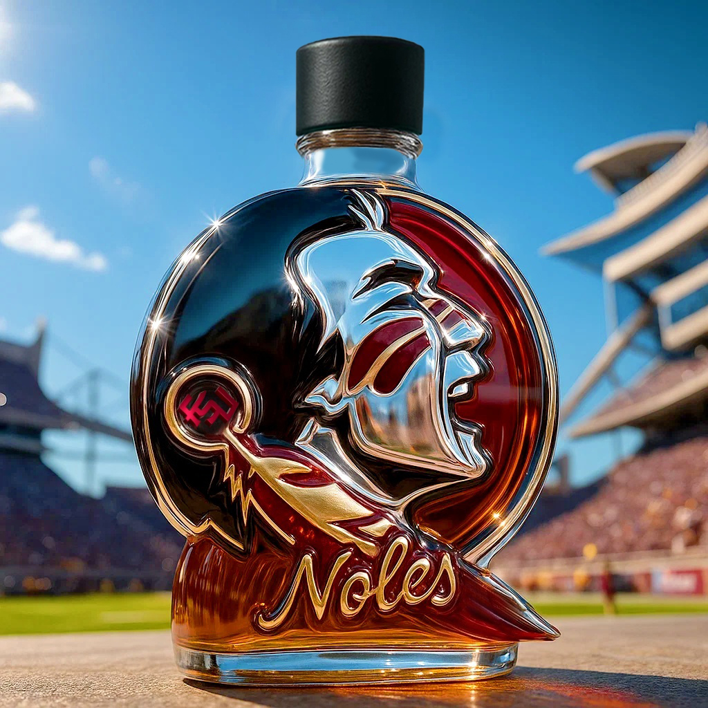 🔥NCAA Team✨Florida State Seminoles Whiskey Bottle