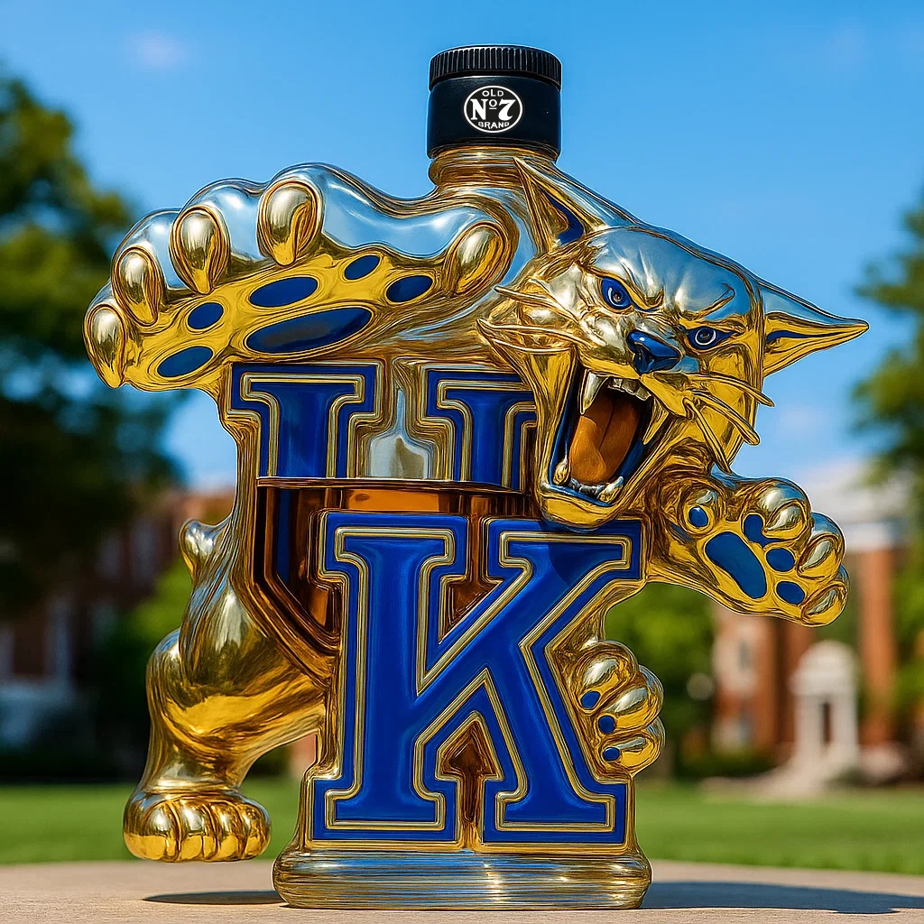University of Kentucky Wildcats Limited Edition Whiskey Bottle