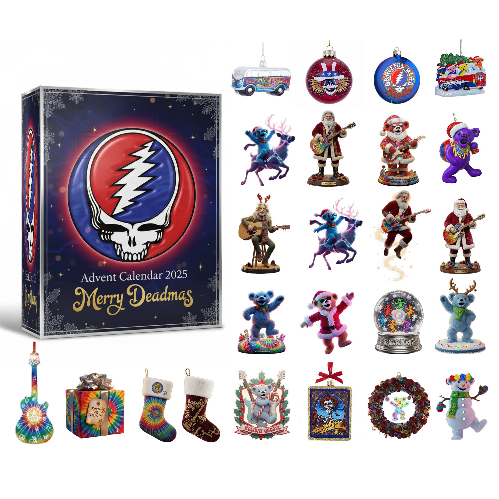 💀🌹 Grateful Dead Christmas Advent Calendar 2025