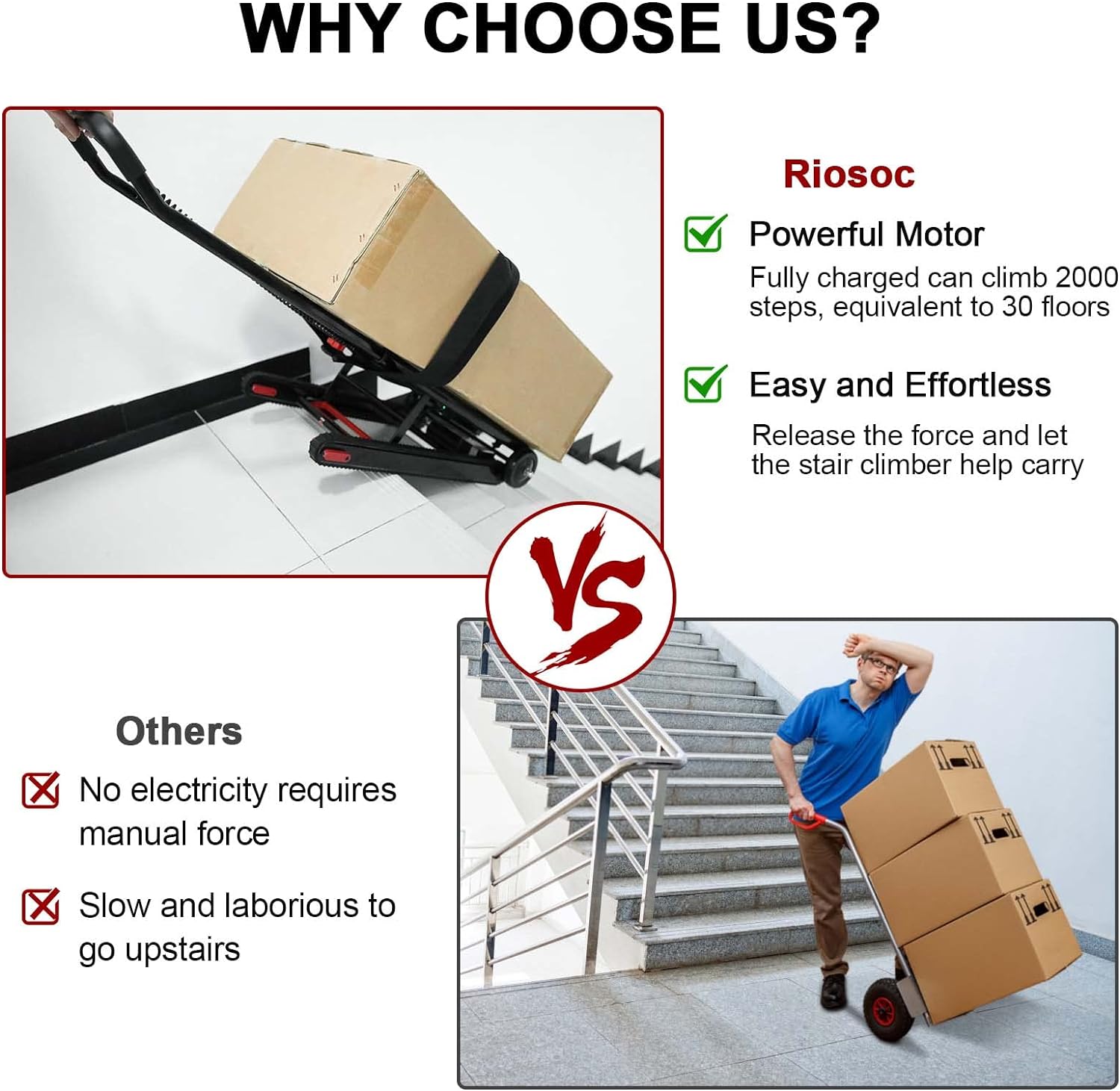 Electric Stair Climing Cart