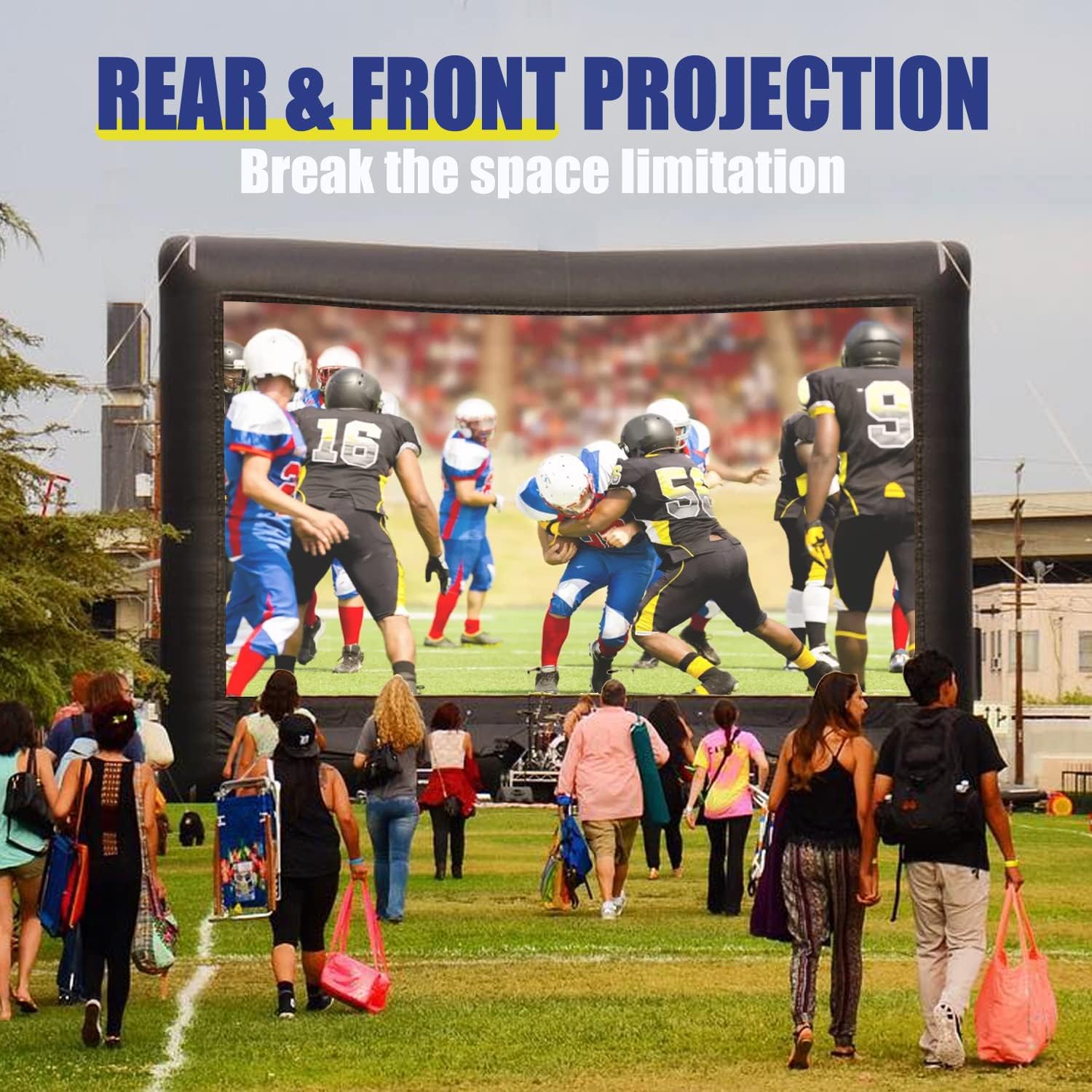 🔥Clearance Sale🔥Inflatable Projector Screen with Air Blower and Carry Bag