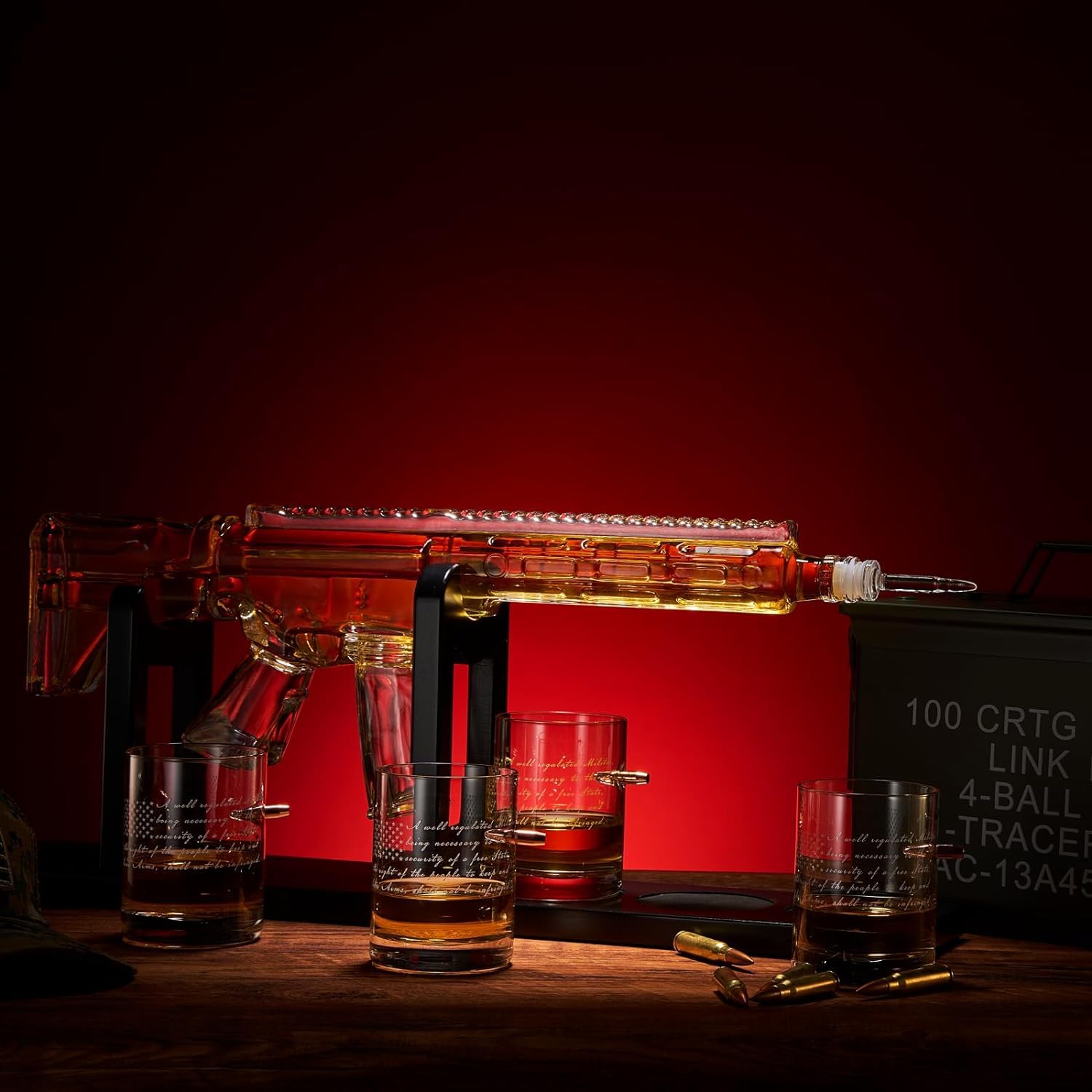 Whiskey Decanter Set - Gun AR Limited Edition