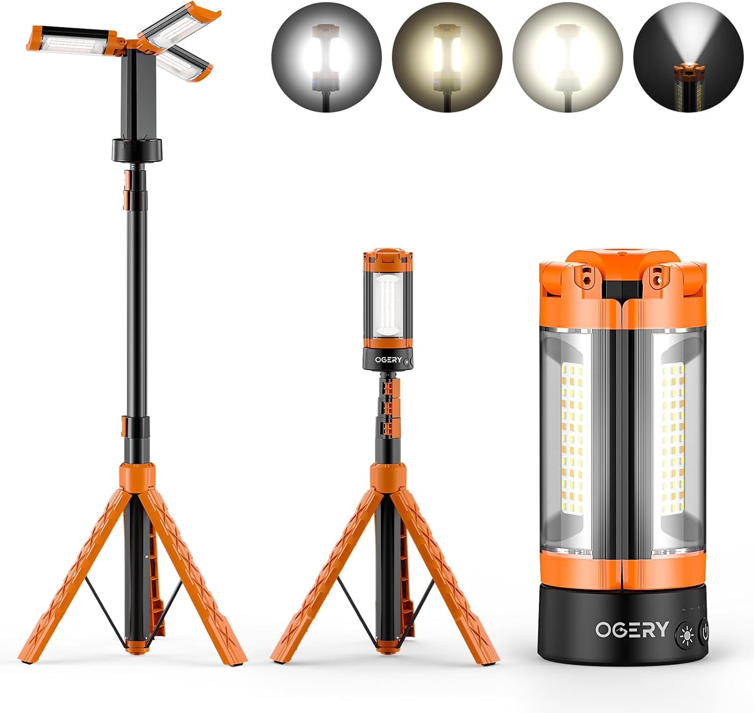 OGERY Rechargeable 10000mAh Camping Light