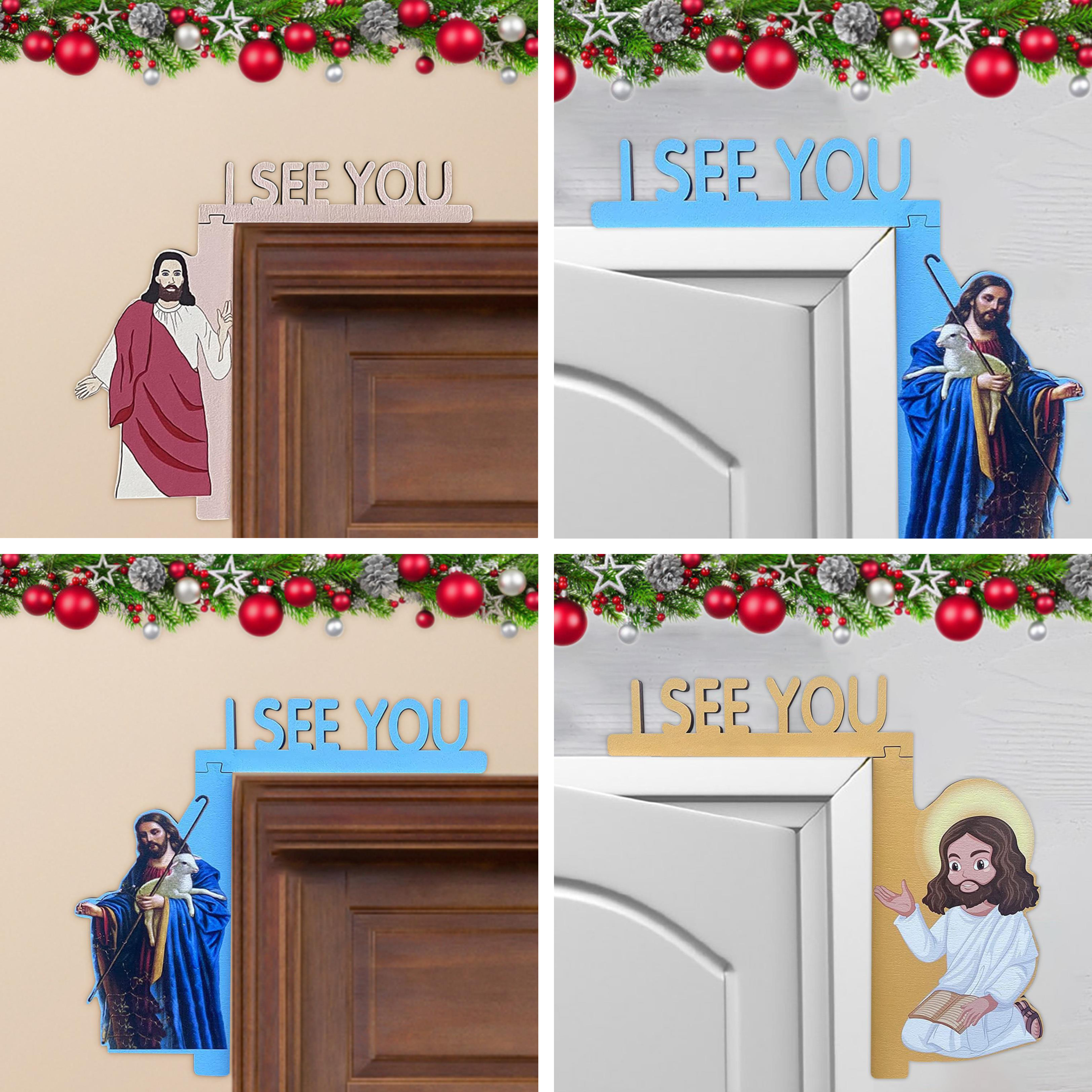 Jesus See You-Funny Home Decor