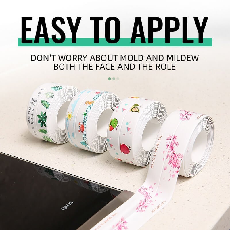 Magic Anti-Mold Tape & Stick Selfadhe Sive Caulk Tape Strip