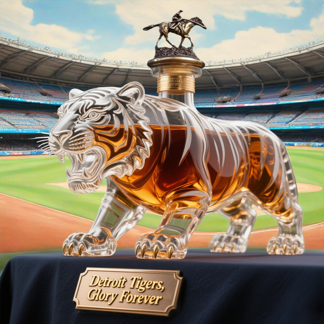 Cincinnati Bengals Whiskey Bottle