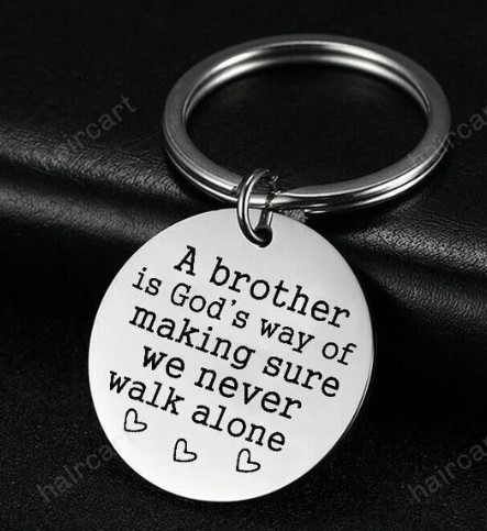 "I Love You More The End I Win"Funny Christmas And Birthday Keychain-- A personalised gift for him/her