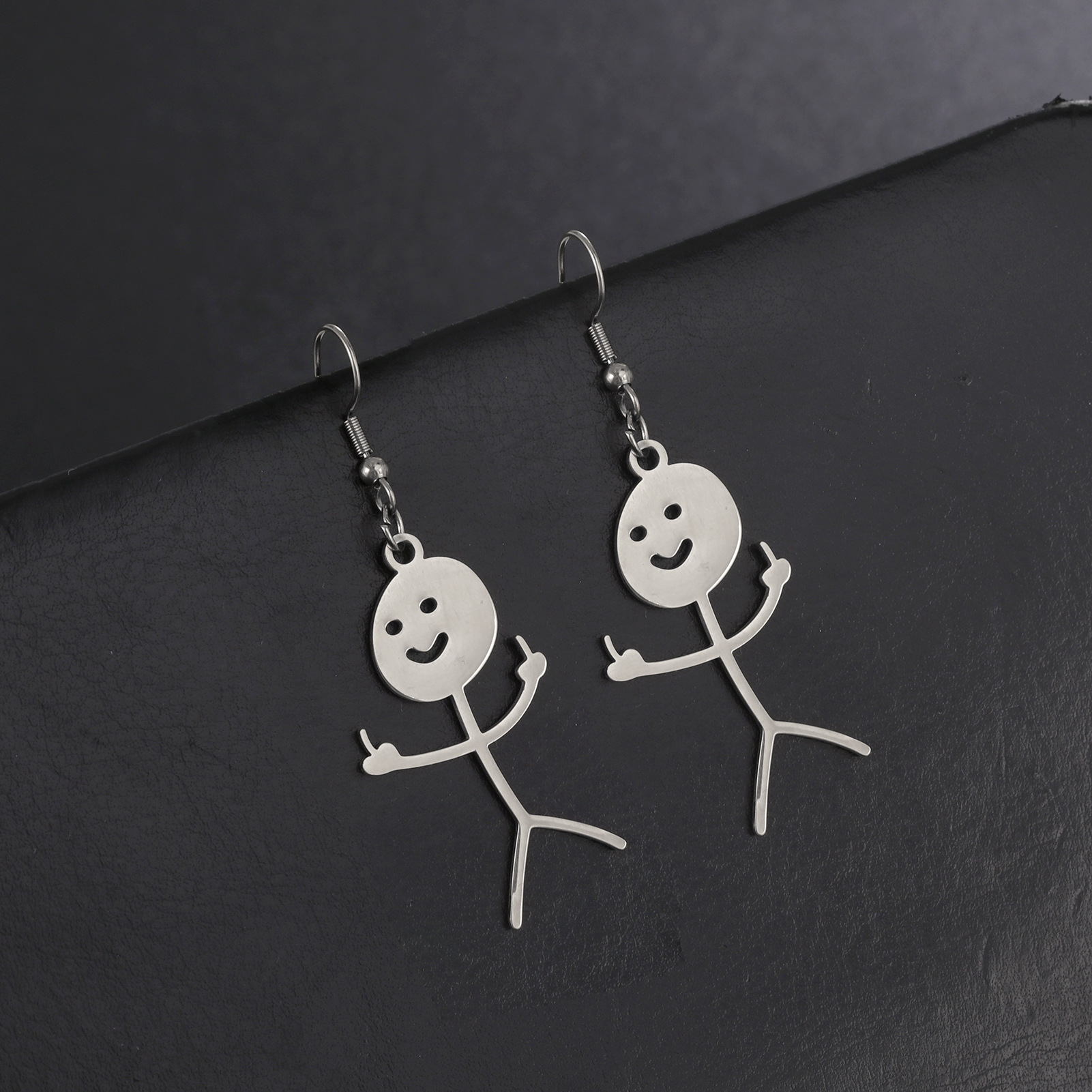 Funny Doodle Stickman Keychain