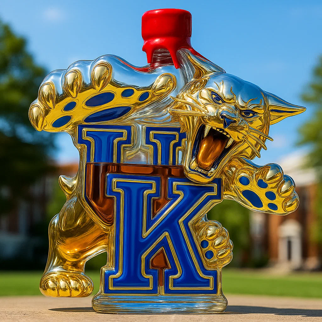 University of Kentucky Wildcats Limited Edition Whiskey Bottle