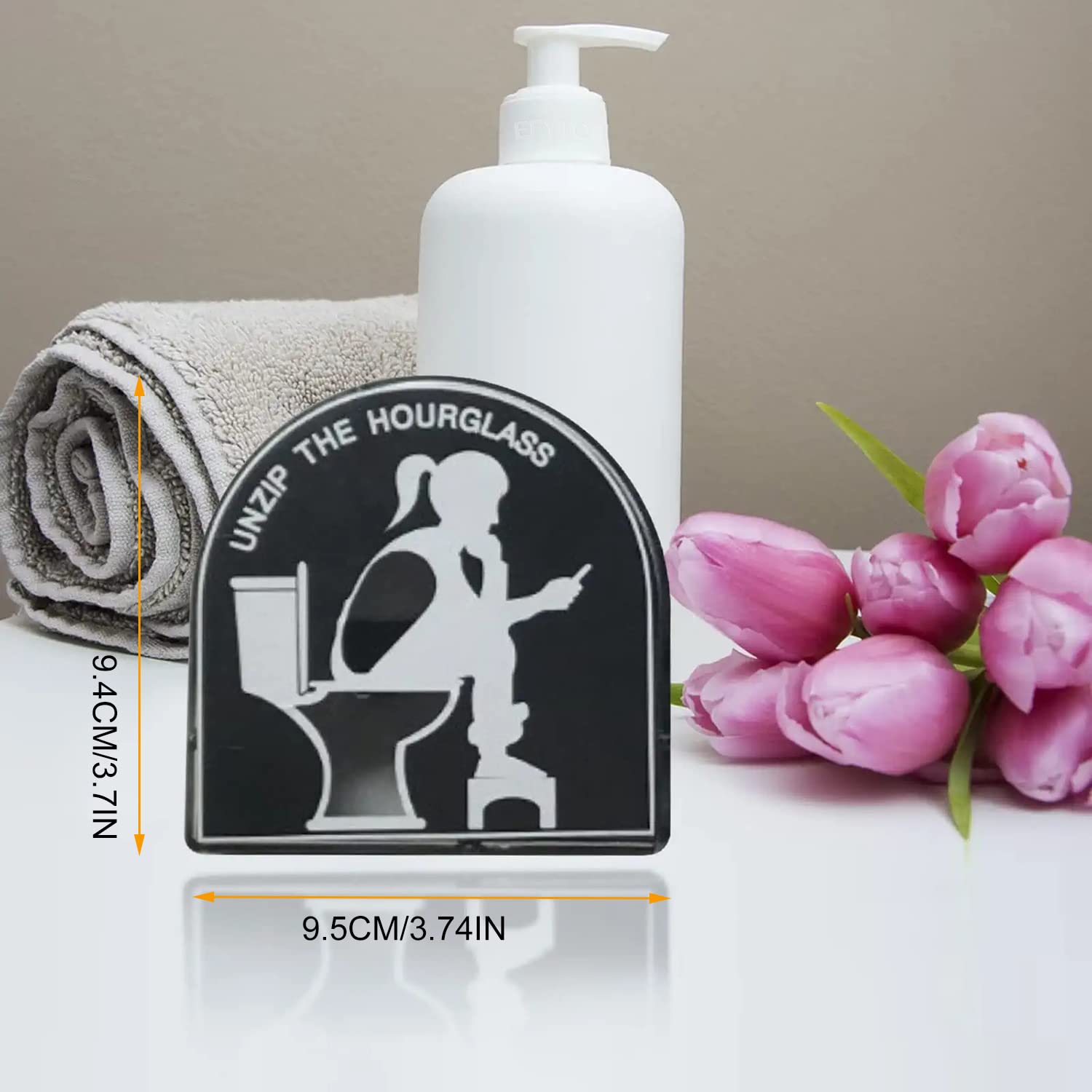 5 Minute Bathroom Timer - Funny Gag Gift for Men, Husband, Boyfriend, Father's Day, Birthday