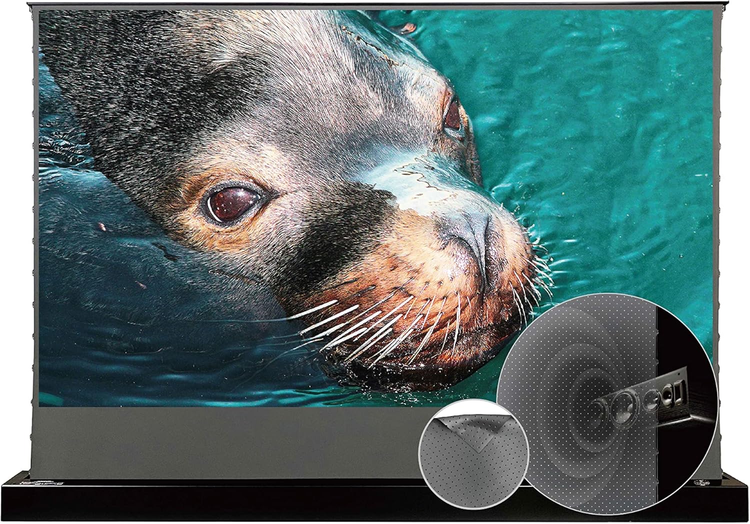 Electric tensioned Floor Reflective Portable Screen