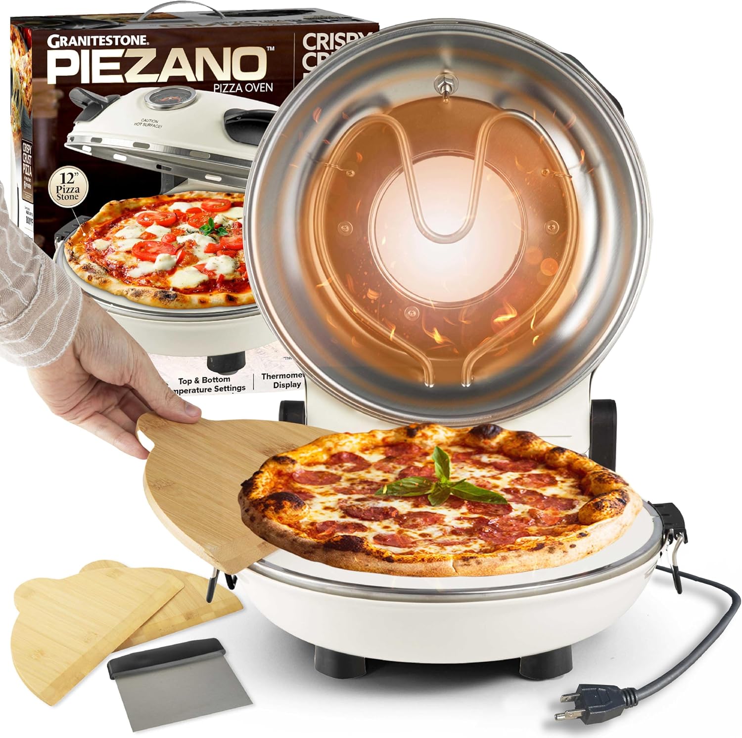 Electric Pizza Oven Indoor Portable