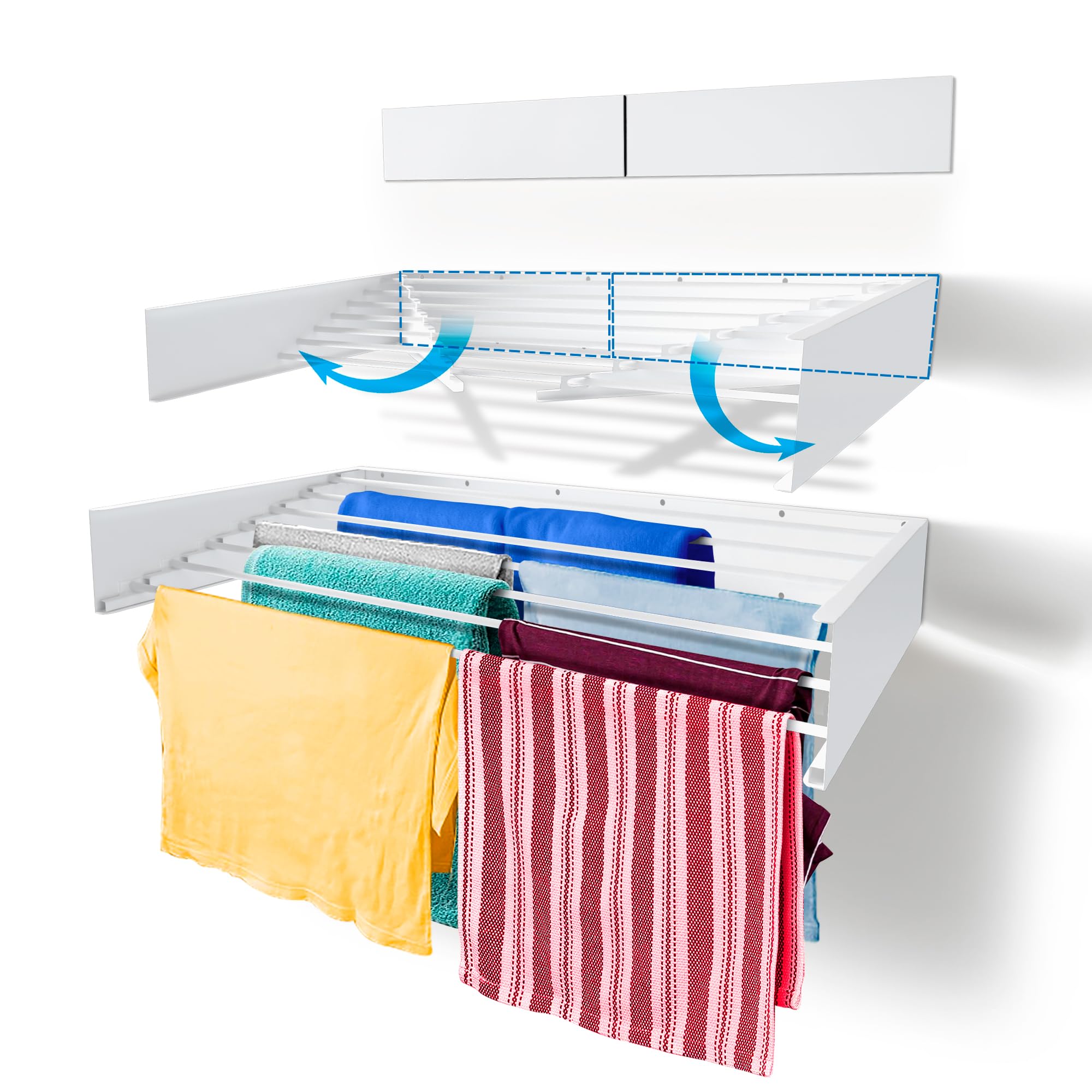 Foldable Wall-Mounted Drying Rack