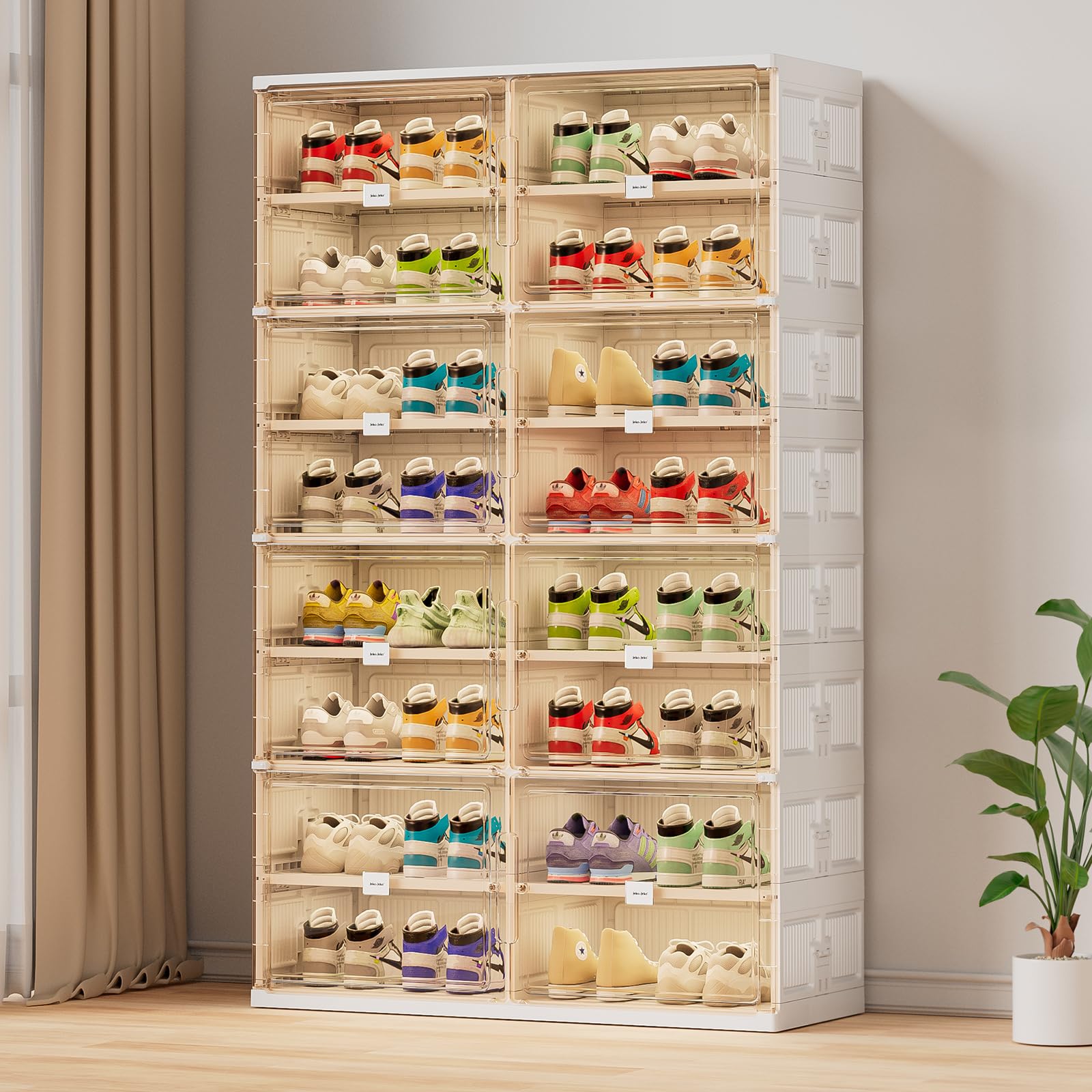  💥Clearance Sale💥Foldable Shoe Rack Shoe Box for Closet Entryway