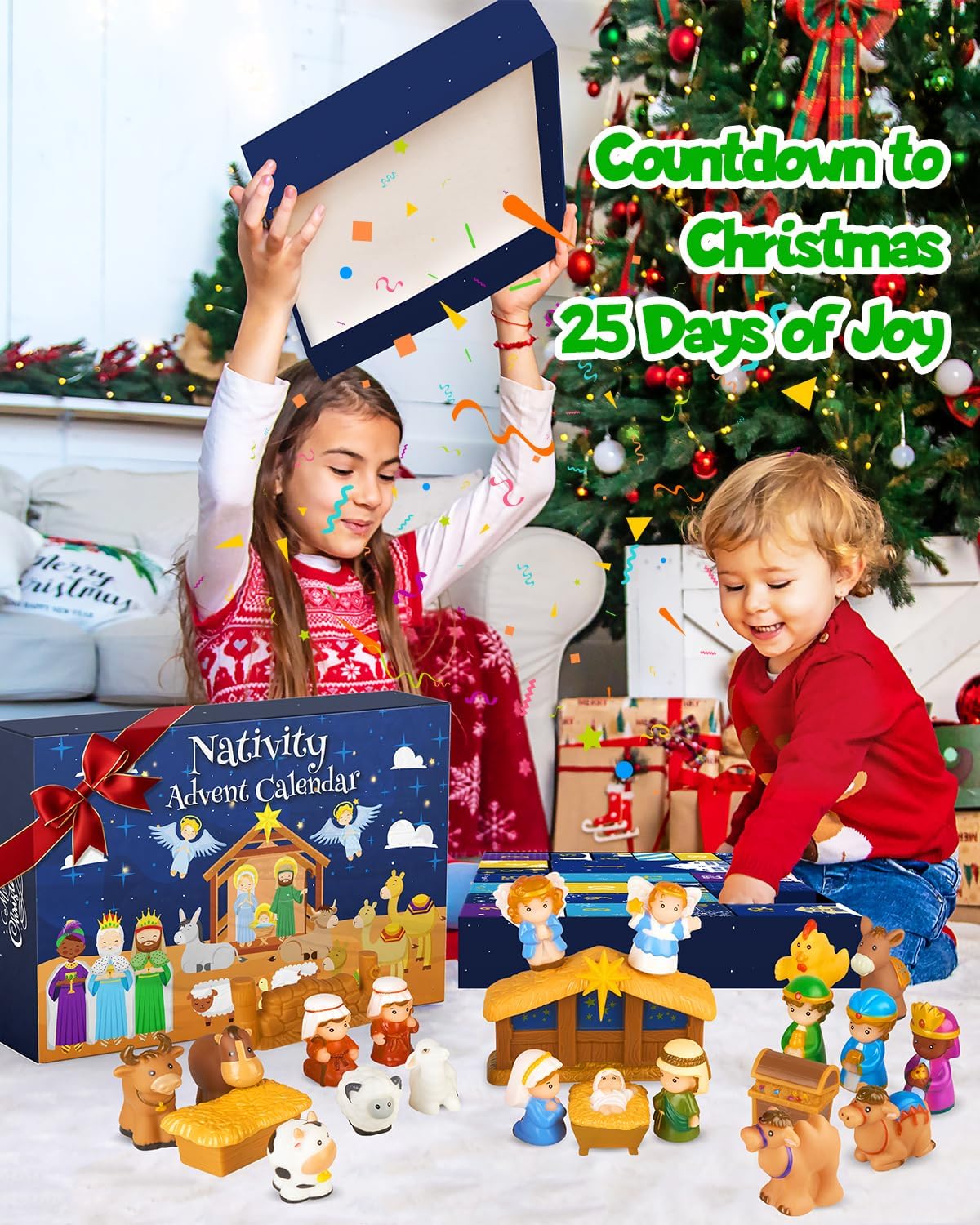 🏆#1 Bestselling - 2025 Nativity Advent Calendar (25pcs)