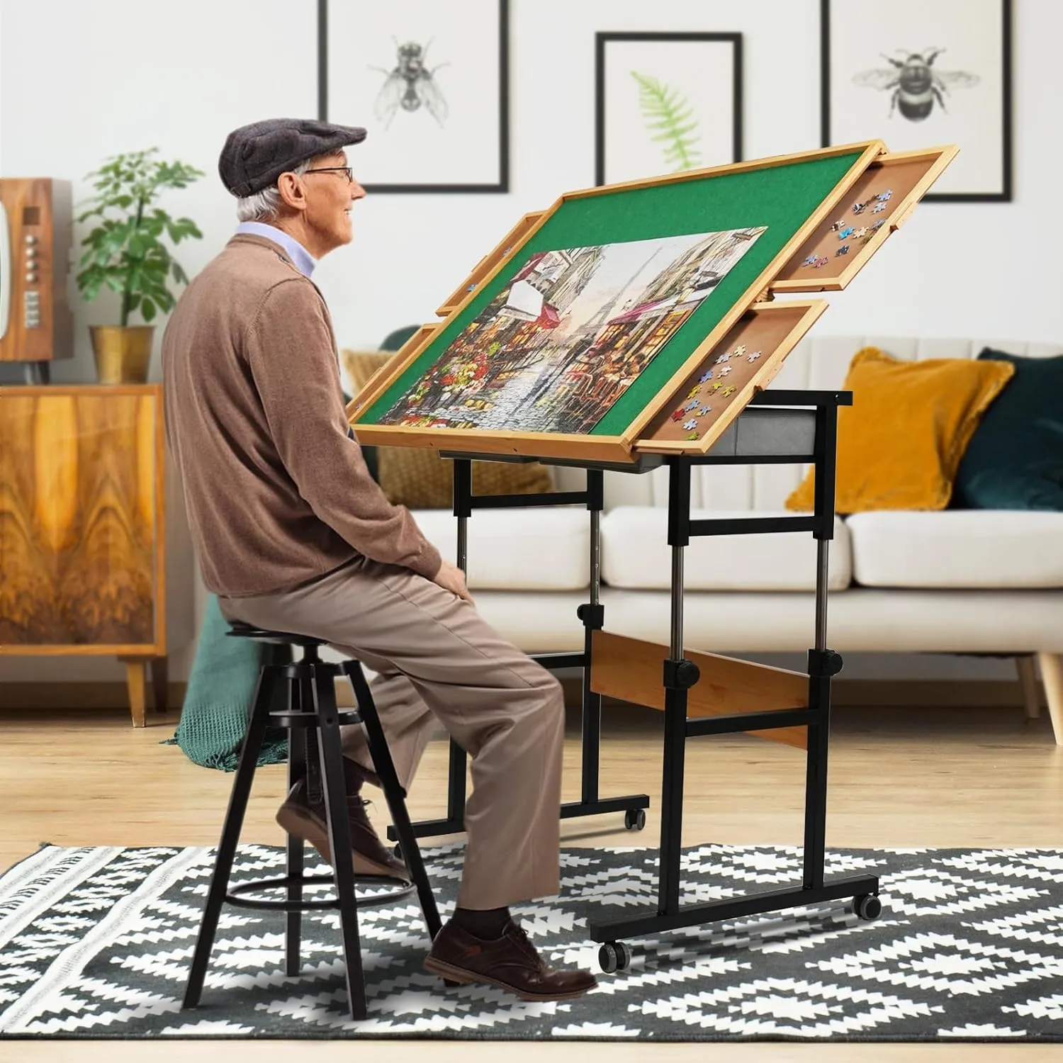 🎅Limited Sale🔥ALL4JIG Jigsaw Puzzle Table with Legs