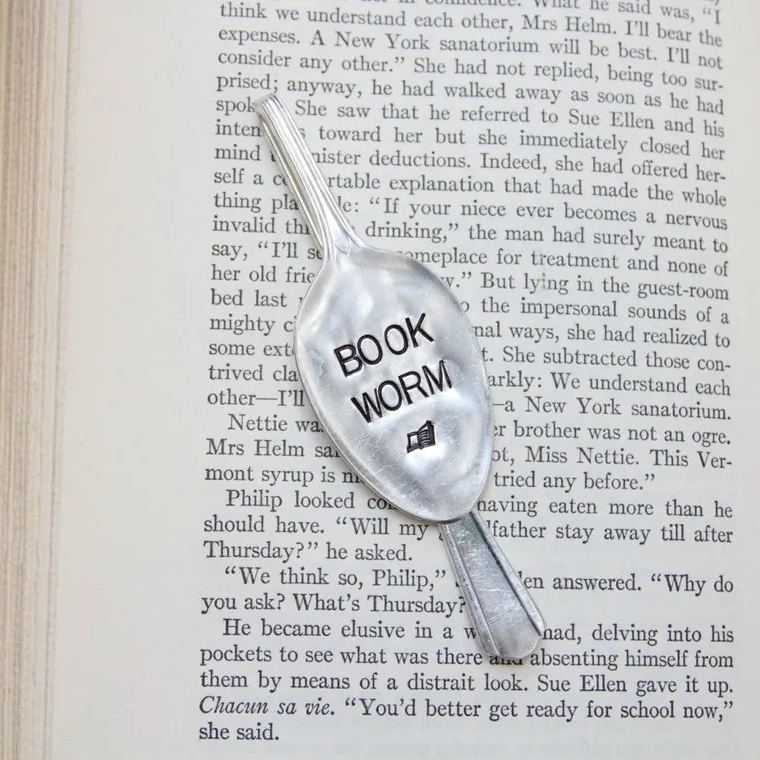 Funny Spoon Bookmark -the perfect gift for a bookworm