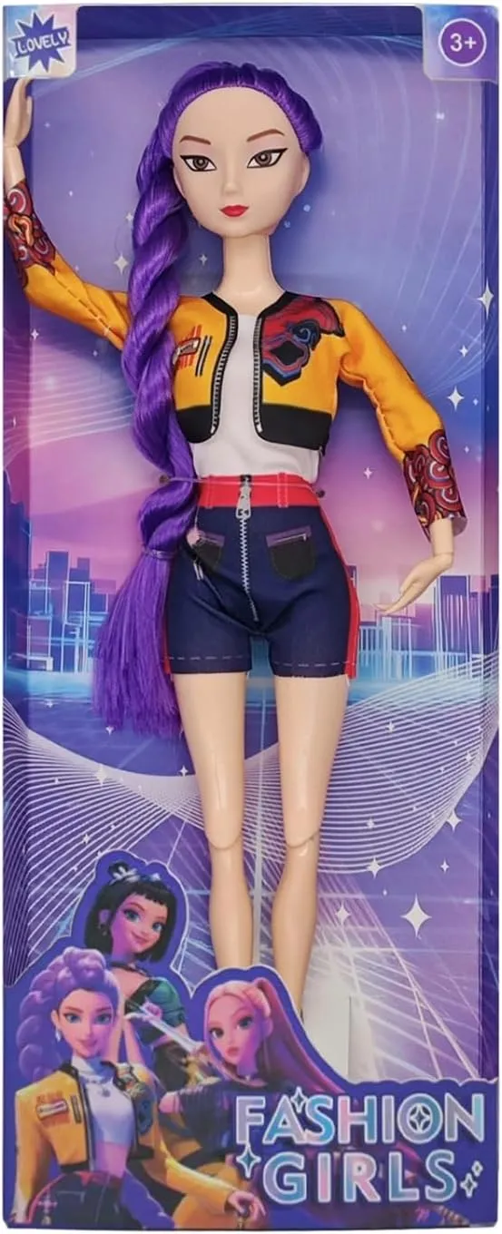 🎤✨ 2025 K-Pop Hunters New Singer Fashion Dolls 🎶💜Articulated Fashion Doll Set,Great Idea for Girls Fans