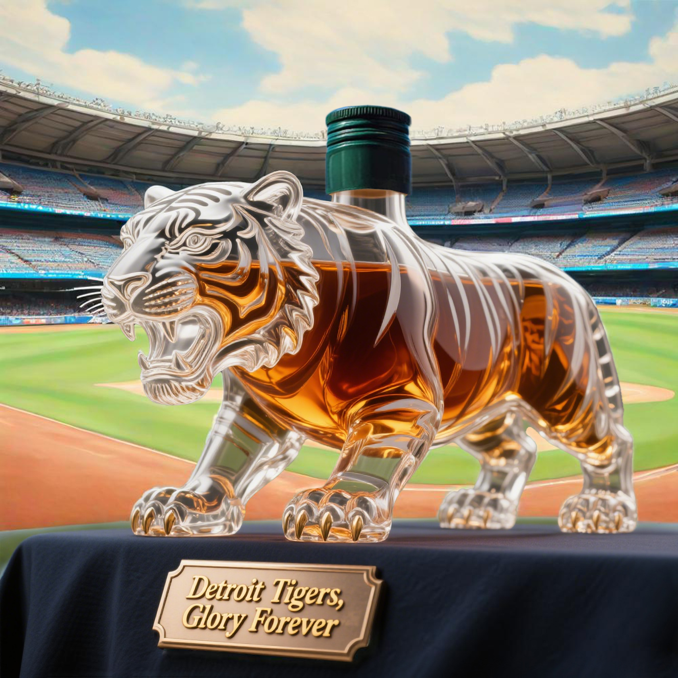 Cincinnati Bengals Whiskey Bottle