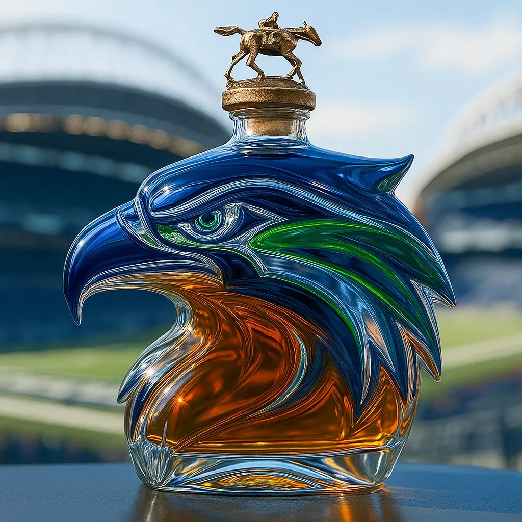 Seattle Football Team Limited Edition Whisky Bottle