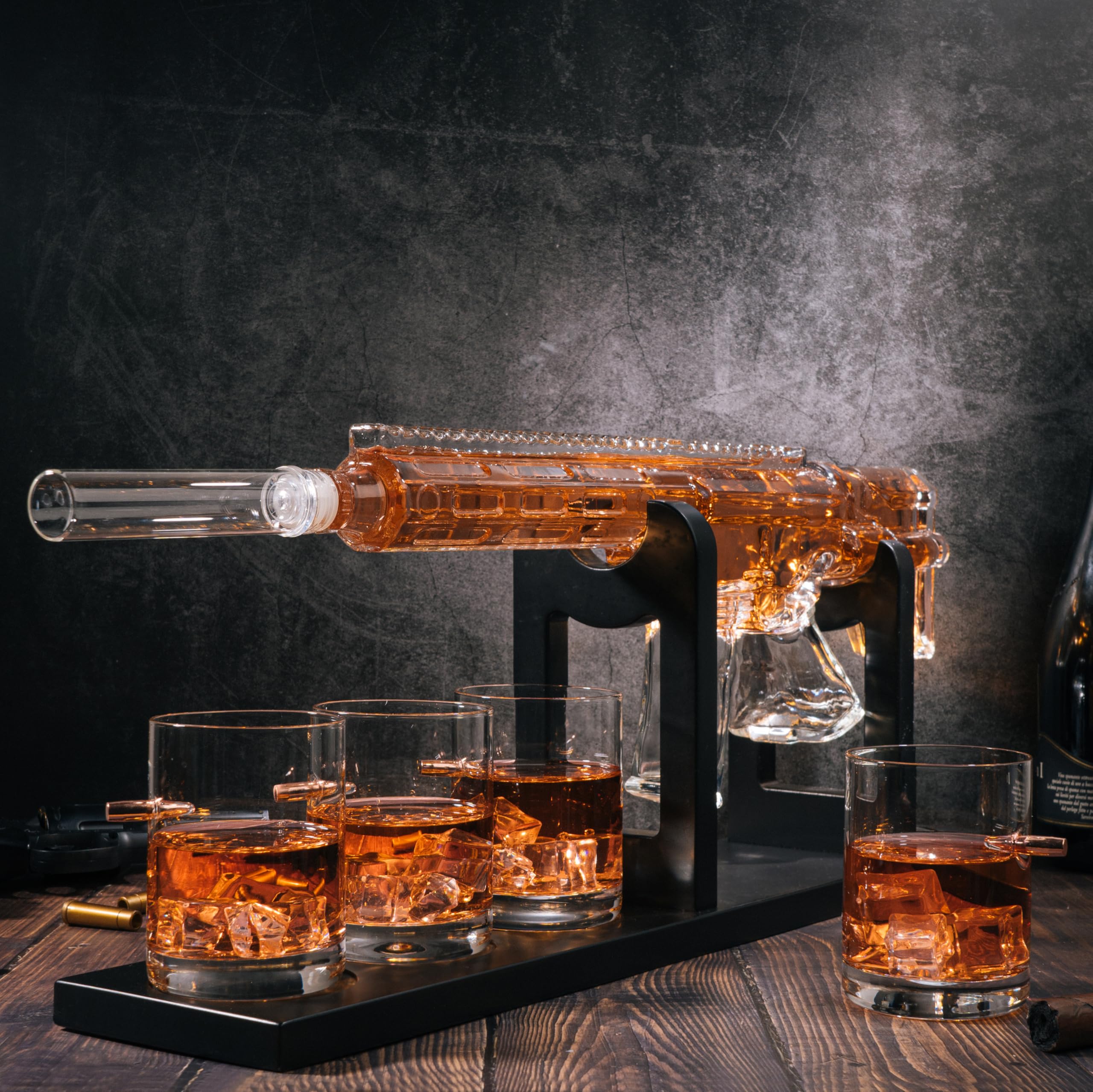 Whiskey Decanter Set - Gun AR Limited Edition