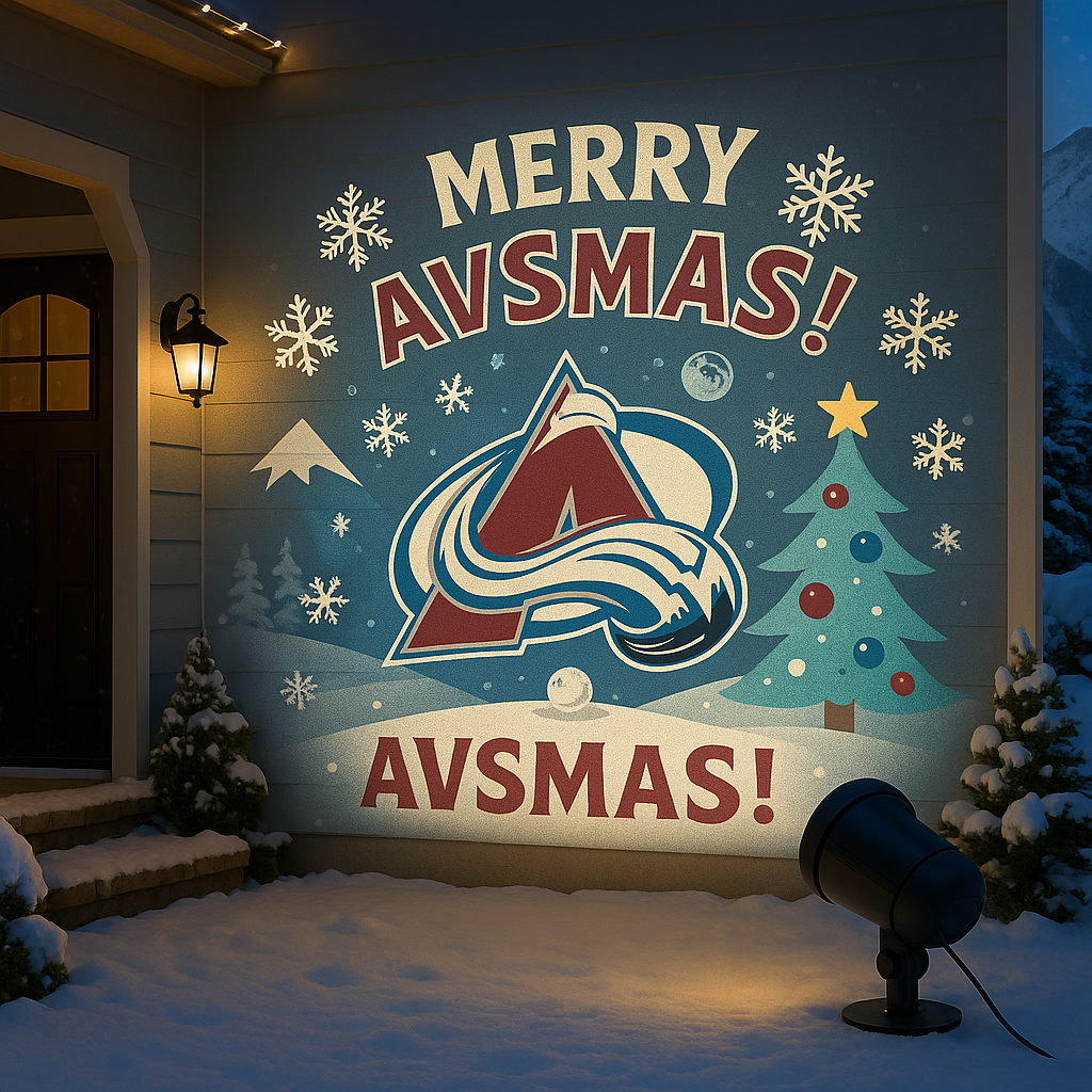 🎄🏒 Ice hockey Christmas Projection Light ✨