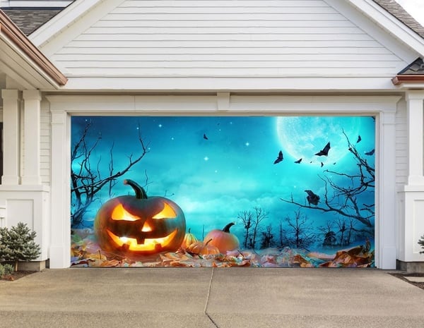 🔥💖Halloween Garage Door Decoration