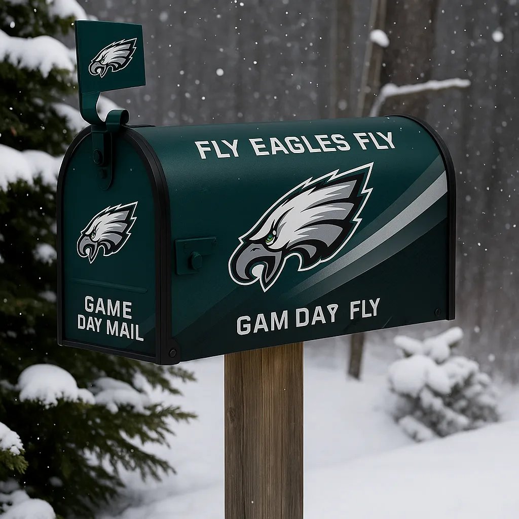 Rugby Outdoor Mailbox Decoration